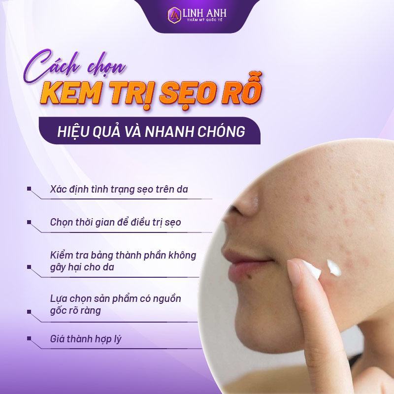 kem trị sẹo rỗ tốt nhất