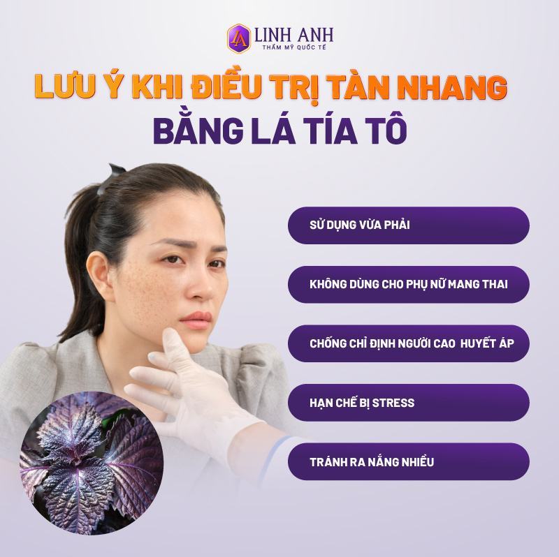 cách trị tàn nhang bằng lá tía tô lá tía tô trị nám tàn nhang
