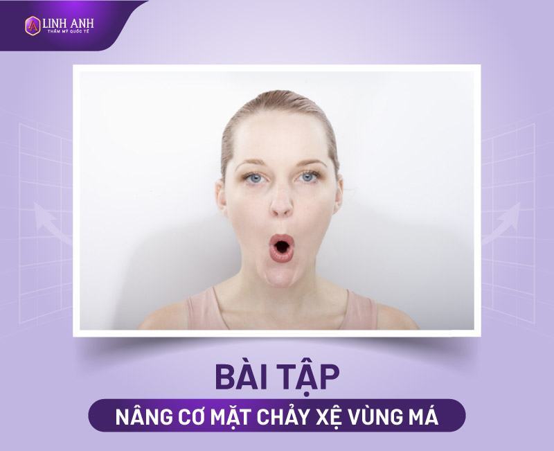 bài tập nâng cơ mặt - Thẩm mỹ Quốc tế Linh Anh massage nâng cơ mặt