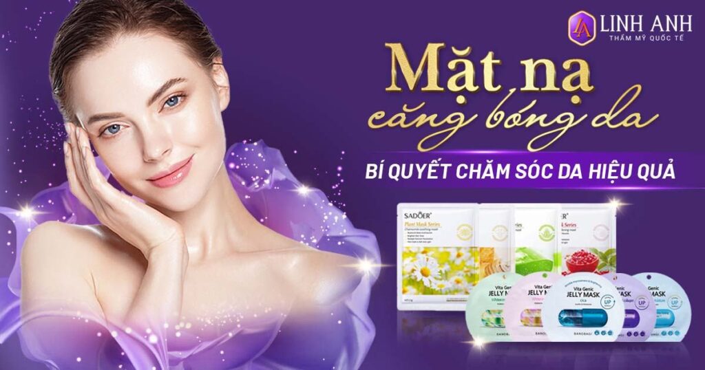 mặt nạ căng bóng da