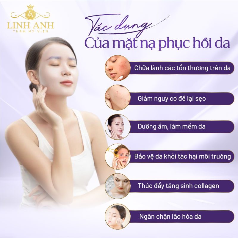 mặt nạ phục hồi da sau tái tạo