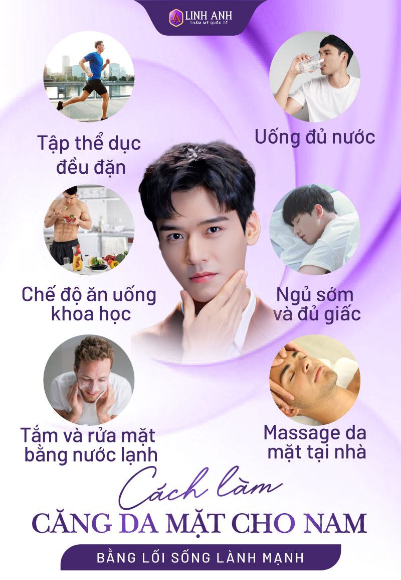 những cách làm căng da mặt cho nam giới những cách làm căng da mặt cho nam giới