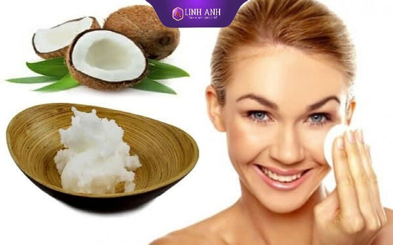 tác dụng của dầu dừa với da mặt mụn