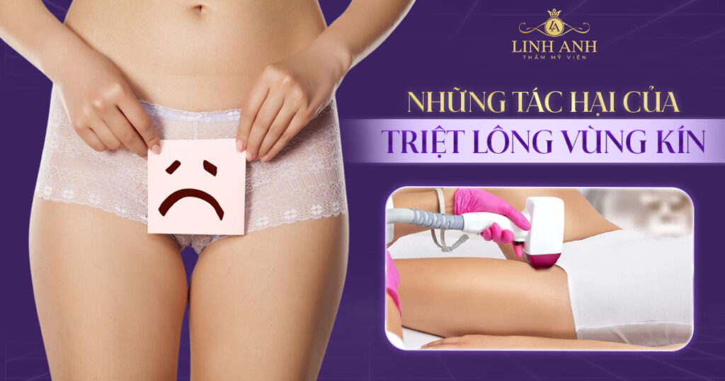 tác hại của triệt lông vùng kín