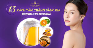 tắm trắng bằng bia