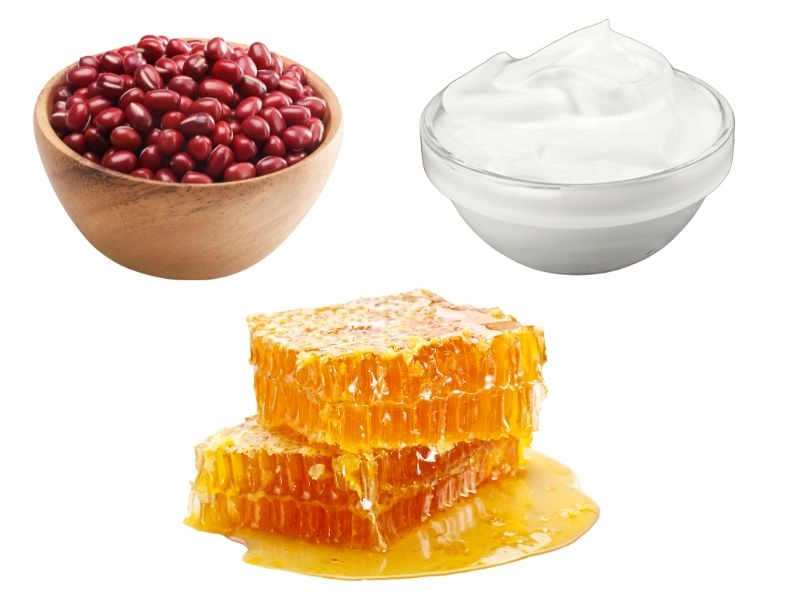Tắm trắng bằng bột đậu đỏ Mật ong