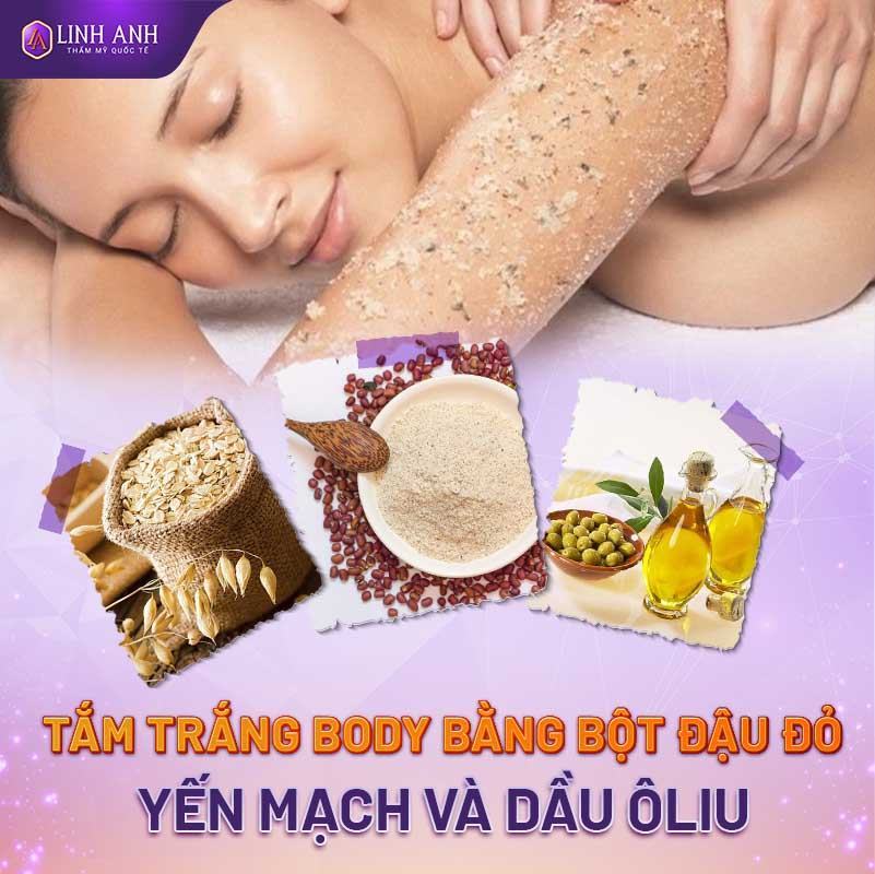 tắm bột đậu đỏ bao lâu thì trắng tắm trắng bằng bột đậu đỏ review