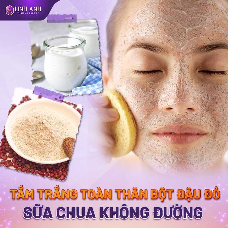 tắm bột đậu đỏ bao lâu thì trắng tắm trắng bằng bột đậu đỏ với sữa tươi