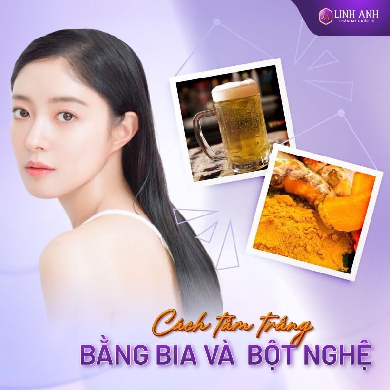 tắm trắng toàn thân bằng bia