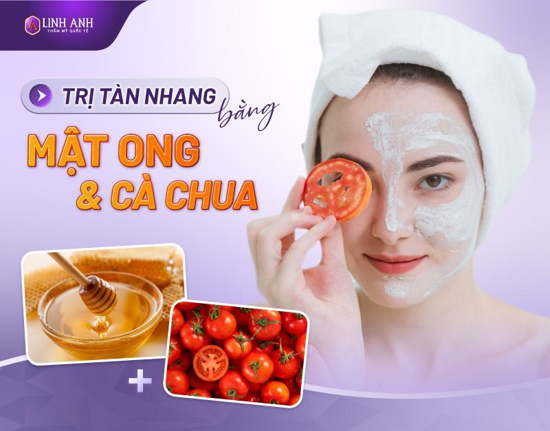 trị nám tàn nhang bằng mật ong