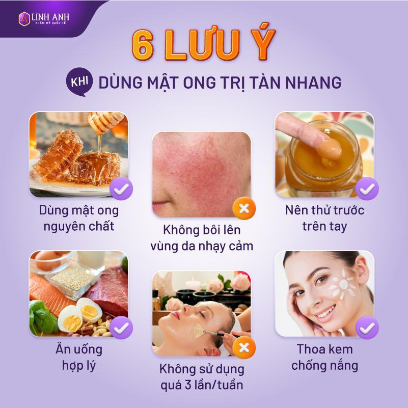 trị tàn nhang bằng mật ong tại nhà