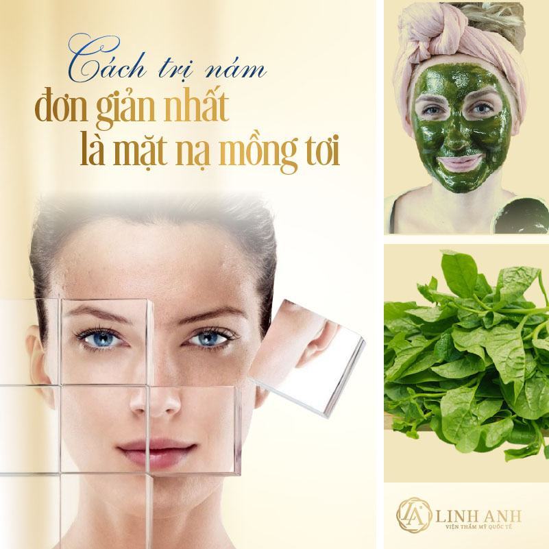 trị tàn nhang bằng la mồng tơi trị tàn nhang bằng rau mồng tơi - Viện thẩm mỹ quốc tế Linh Anh