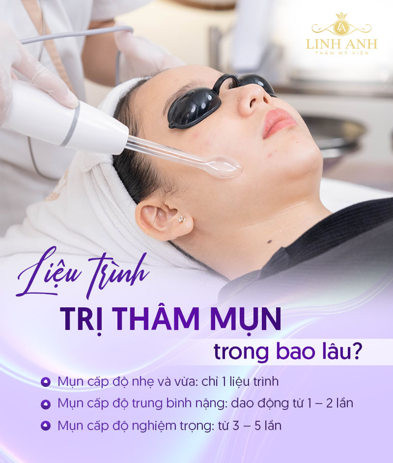 trị thâm mụn spa