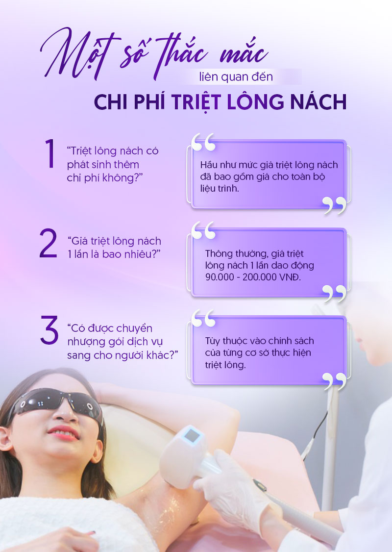 triệt lông nách giá bao nhiêu tiền triệt lông nách giá bao nhiêu tiền
