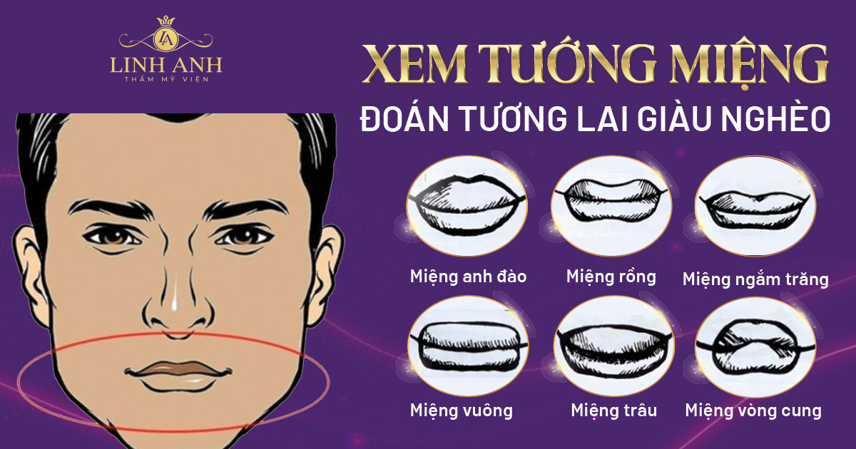 Xem tướng miệng đoán người ngay kẻ gian, phú quý sang hèn