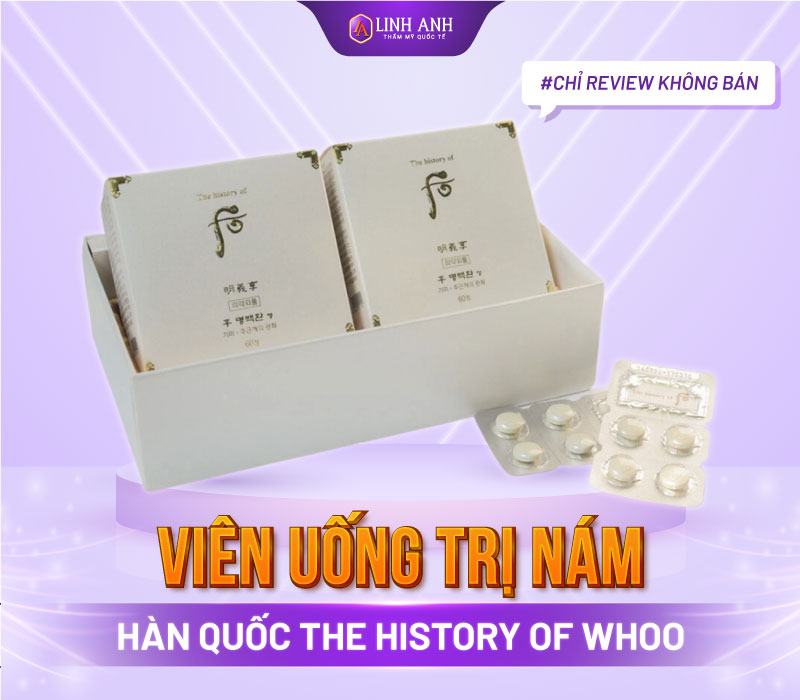 thuốc trị nám da mặt viên uống giảm nám da