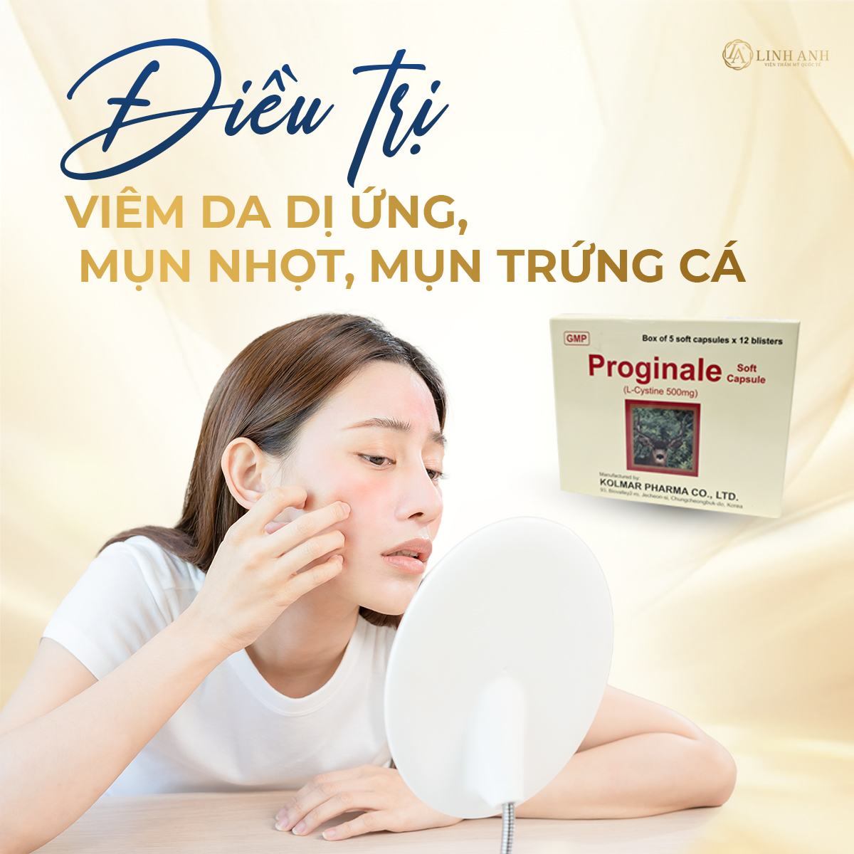 l cystine trị mụn viên uống l cystine - Viện thẩm mỹ quốc tế Linh Anh