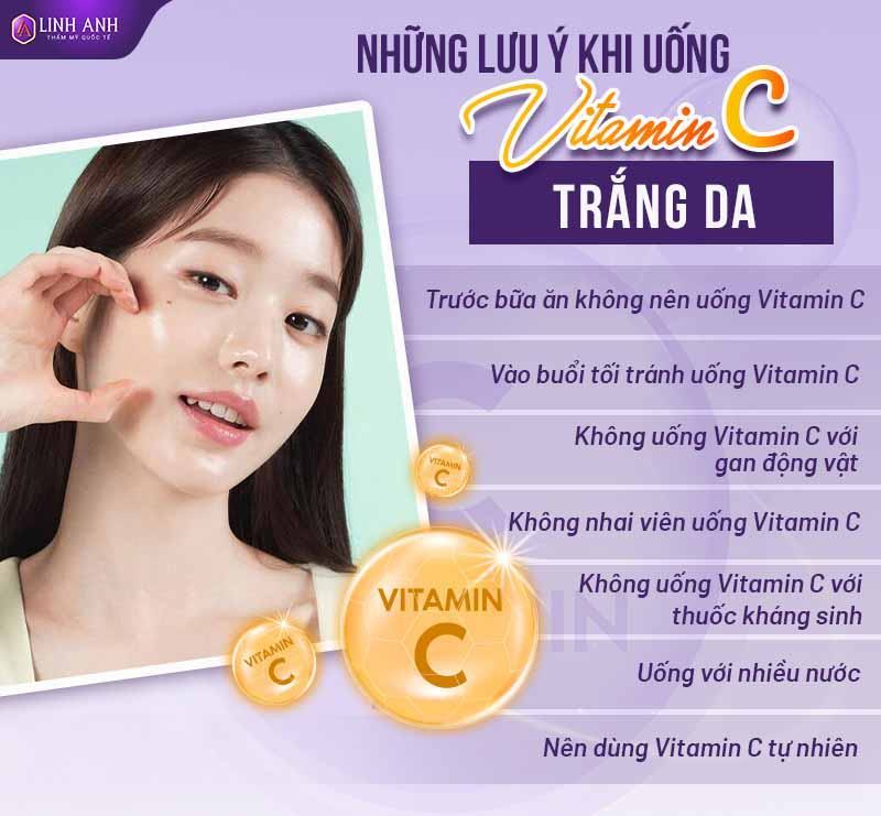 cách uống vitamin c trắng da vitamin c trắng da mặt