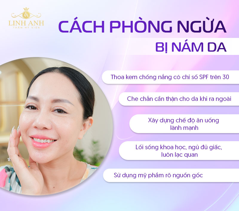 Cách phòng ngừa bị nám