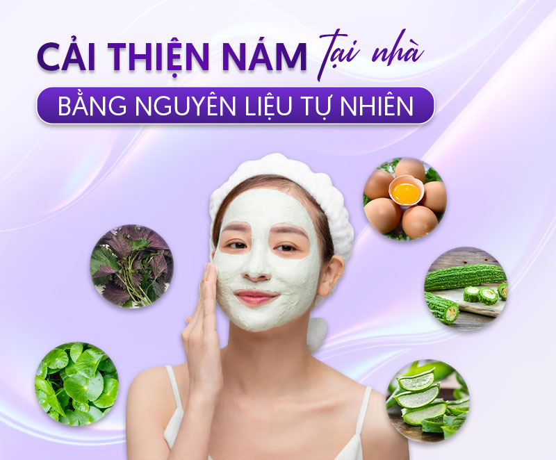 phương pháp cải thiện nám da tại nhà