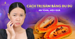 trị nám bằng đu đủ