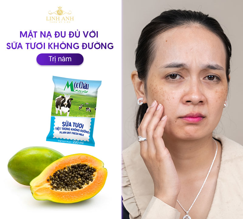 đu đủ trị nám