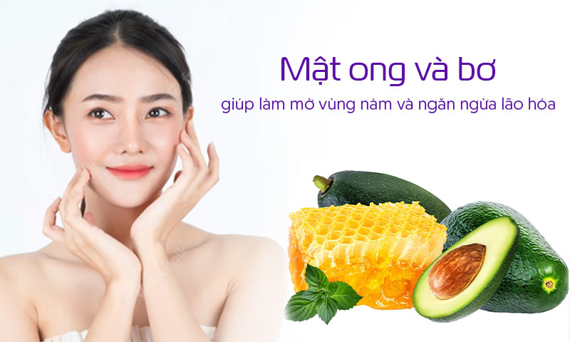 Cách trị nám tàn nhang tại nhà bằng mật ong và bơ