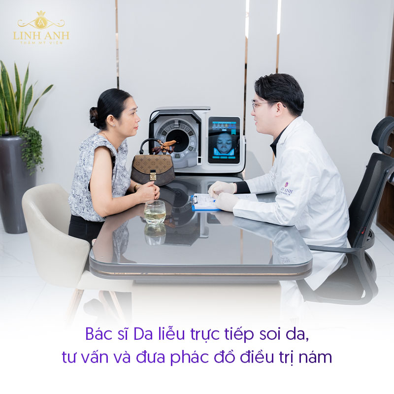 xóa nám bằng công nghệ