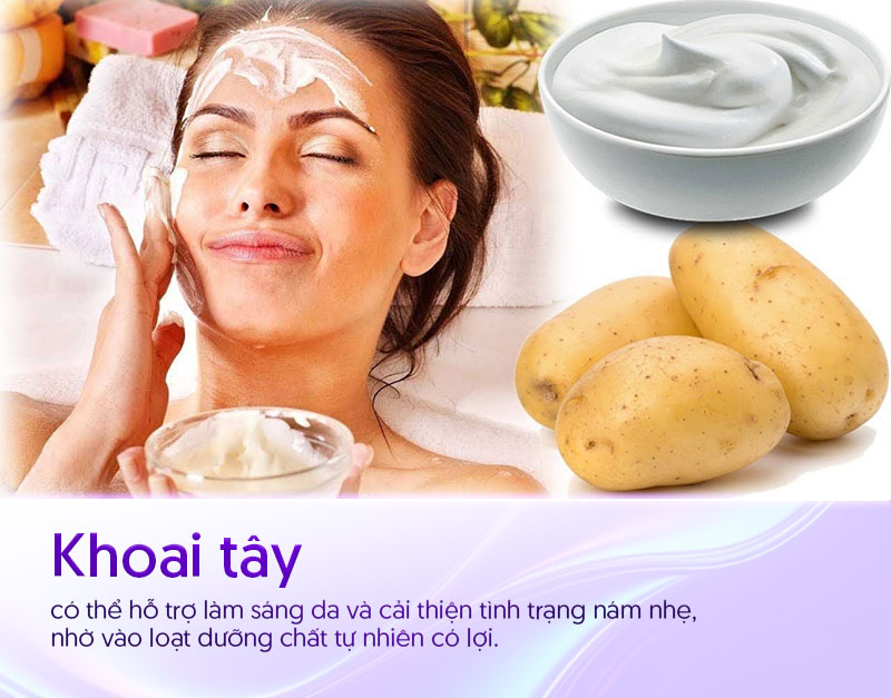 Mặt nạ khoai tây trị nám được không