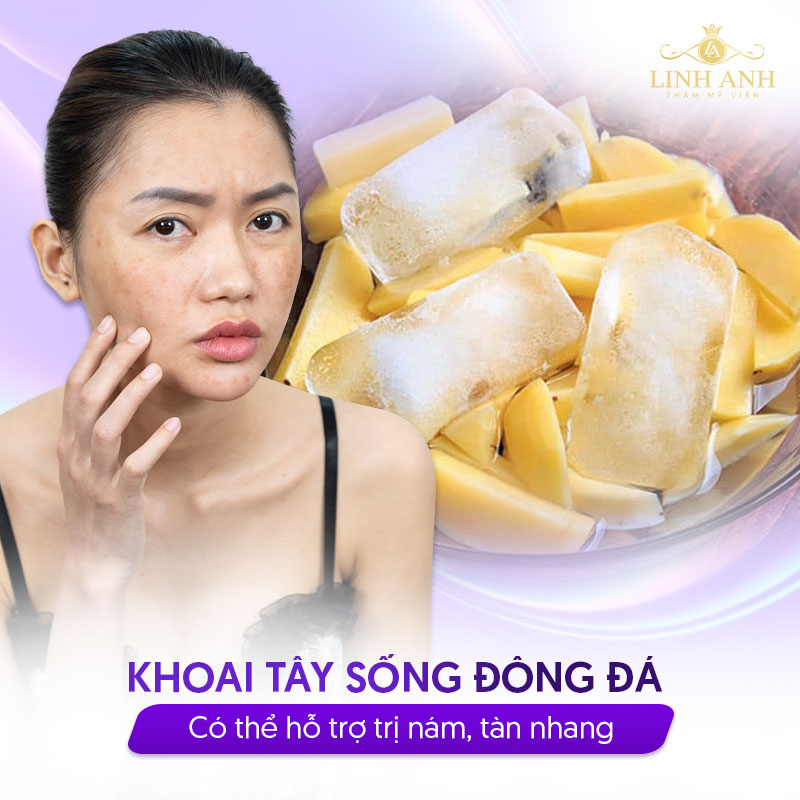 Mặt nạ khoai tây sống trị nám