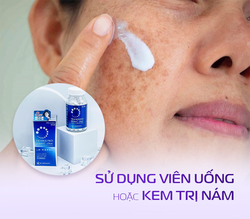 dùng kem trị nám