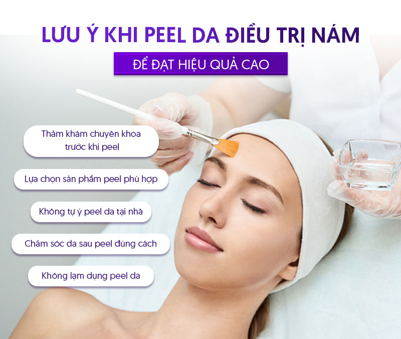 lưu ý khi peel da