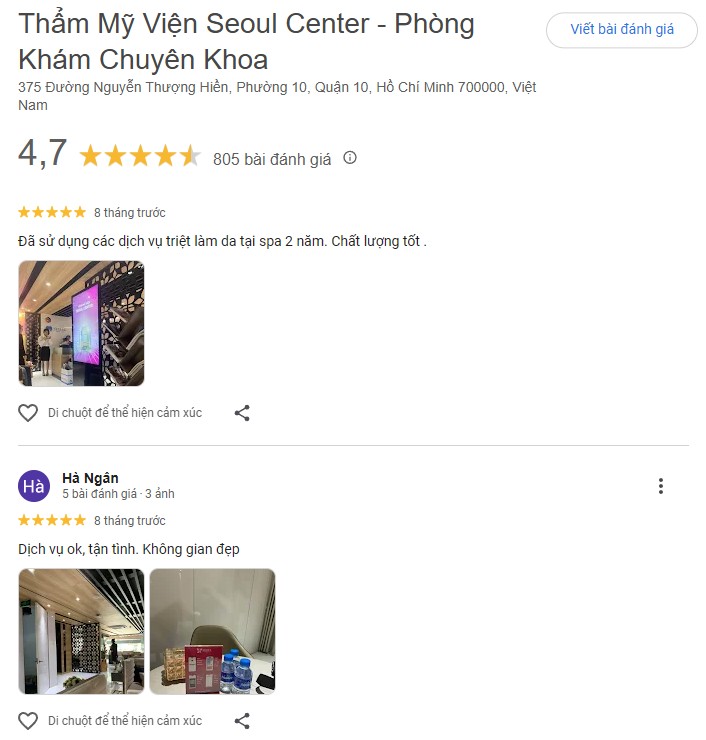Review triệt lông tại TMV Seoul Spa Review triệt lông tại TMV Seoul Spa