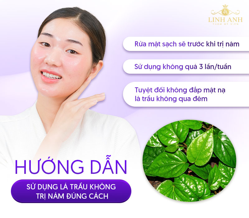 Cách dùng lá trầu không trị nám đúng cách