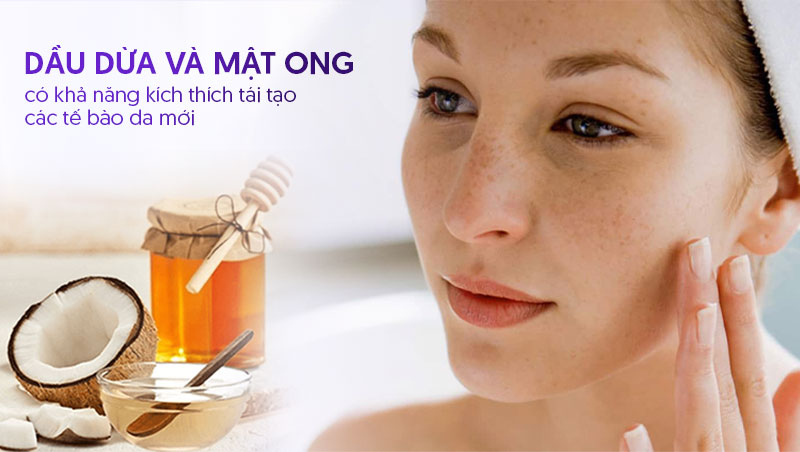 Trị nám bằng dầu dừa và mật ong