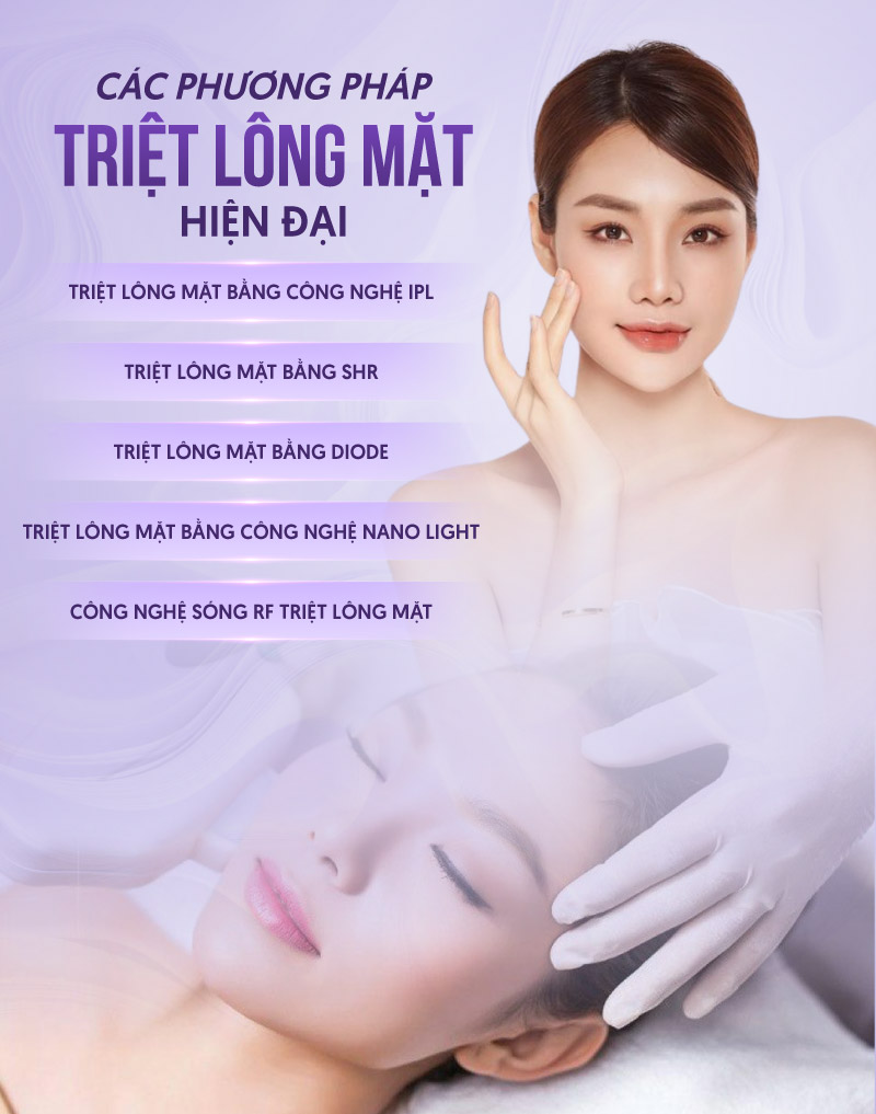 triệt lông mặt có hại da không triệt lông mặt có hại da không