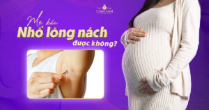 bầu nhổ lông nách được không
