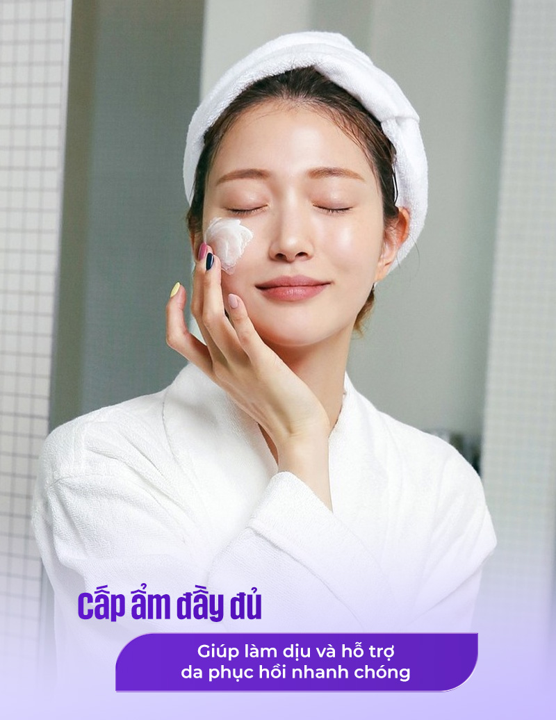 dưỡng ẩm cho da sau laser trị nám
