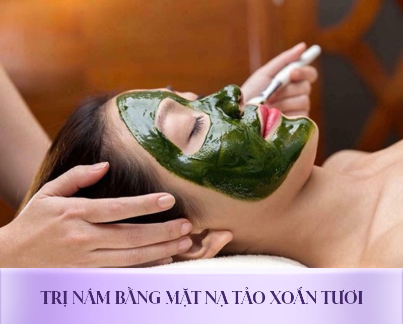 mặt nạ tảo xoắn trị nám sáng da