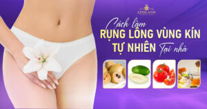 Cách làm rụng lông vùng kín tự nhiên