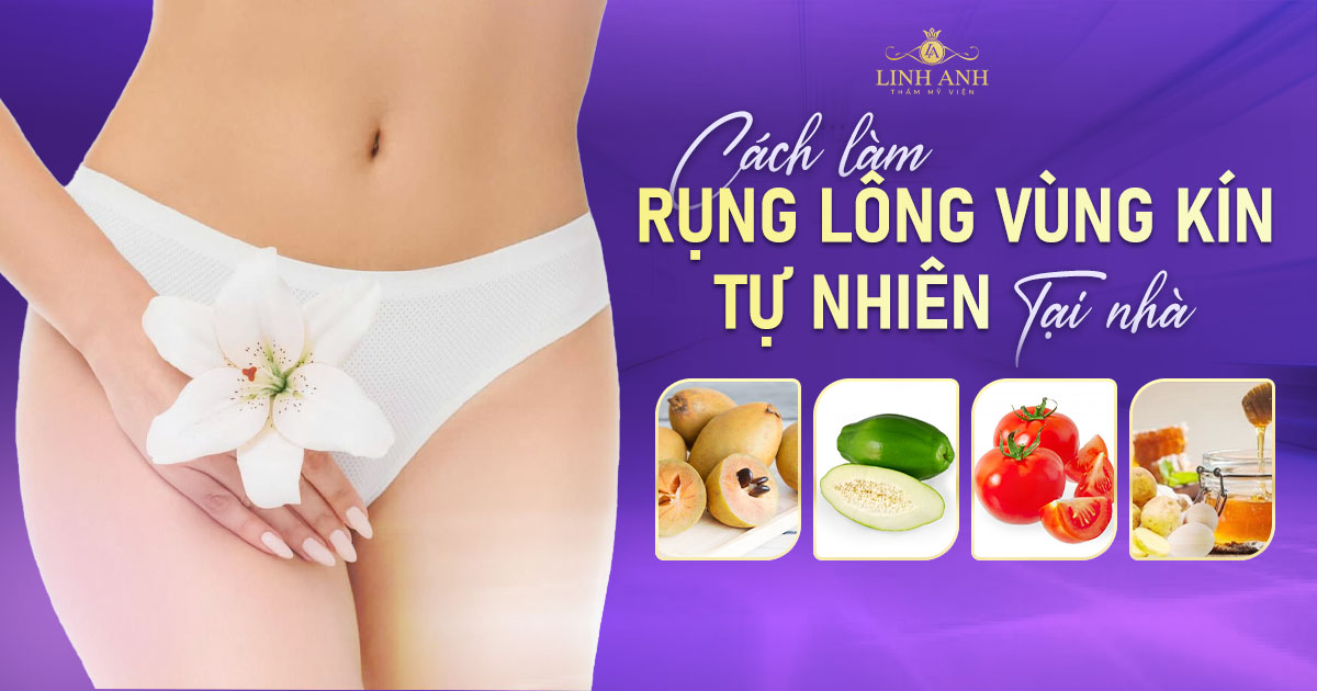 Cách làm rụng lông vùng kín tự nhiên