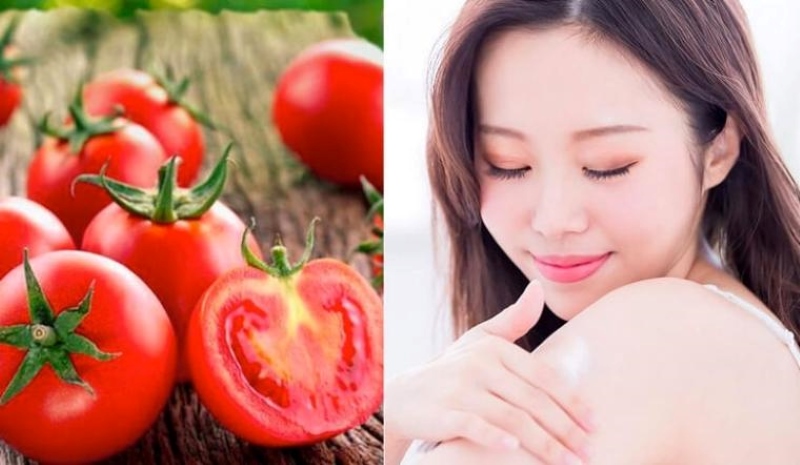 Cách tắm trắng tại nhà bằng Cà chua