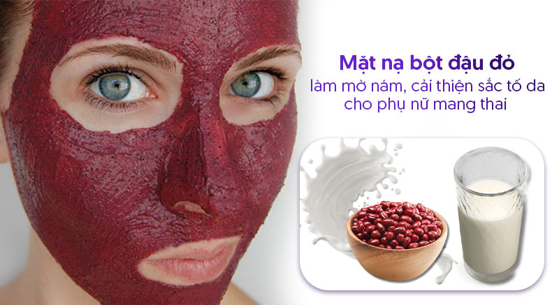 Cách trị nám cho bà bầu bằng đậu đỏ