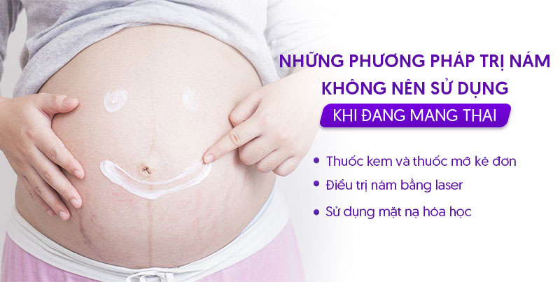 Phương pháp trị nám không nên dùng cho bà bầu