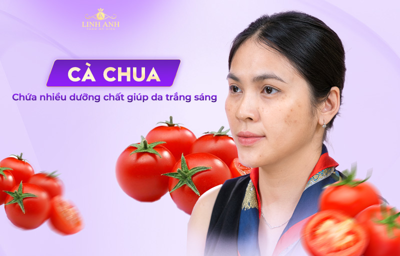 cà chua trị nám tại nhà