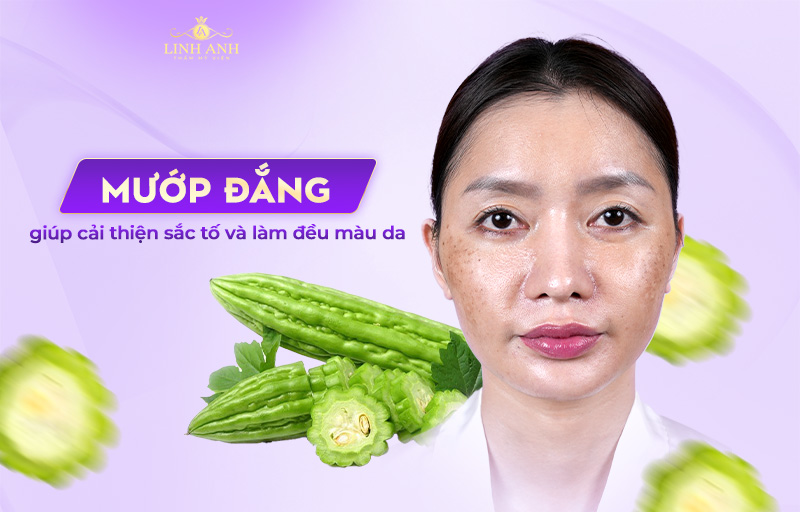 mướp đắng trị nám