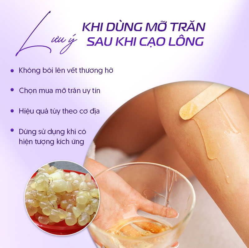 Cạo lông xong có nên bôi mỡ trăn hay không Cạo lông xong có nên bôi mỡ trăn hay không