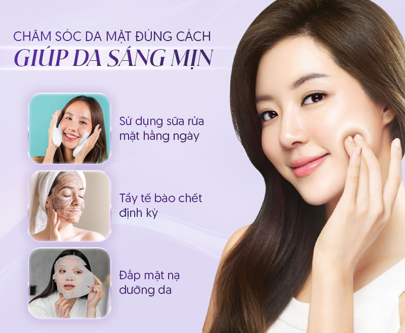 Chăm sóc da mặt đúng cách