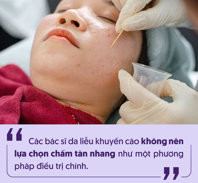 chấm tàn nhang bao lâu thì bong