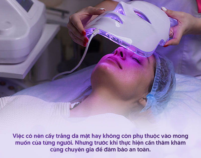 Có nên hấp trắng da mặt không Có nên hấp trắng da mặt không